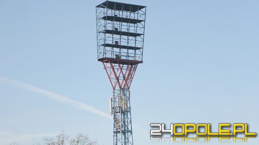 Nowe jupitery już niedługo oświetlą stadion Odry Opole 