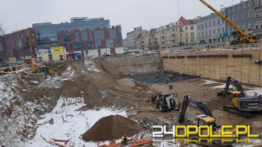 Budowa parkingu pod Placem Kopernika idzie pełną parą 