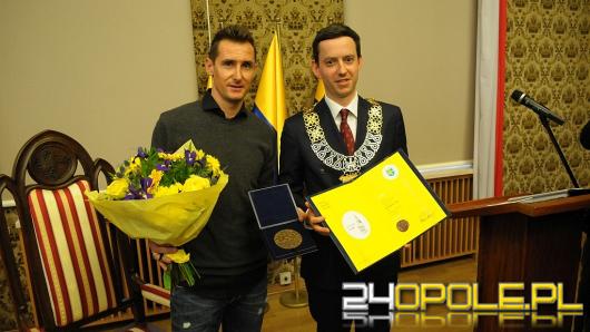 Miroslav Klose po 3 latach odebrał tytuł honorowego obywatela Opola