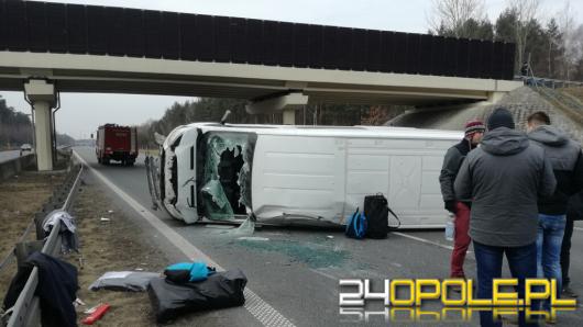 Wypadek na autostradzie A4. Droga na Wrocław zablokowana 