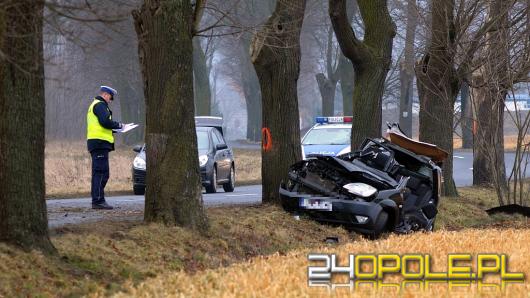Tragiczny wypadek w Krępnej, nie żyje 44-letni pasażer
