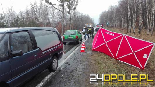 DK 43: 28-latek śmiertelnie potrącił 82-letniego rowerzystę. 