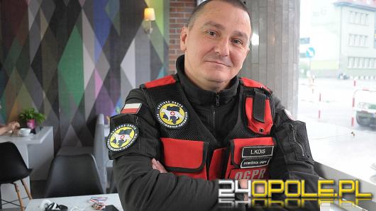 Leszek Kois - pozytywnie zakręcony dowódca Opolskiej Grupy Poszukiwawczo-Ratowniczej