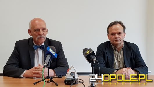 "Nic tak nie zabija, jak możliwość życia bez pracy". Janusz Korwin Mikke wizytuje na Opolszczyźnie