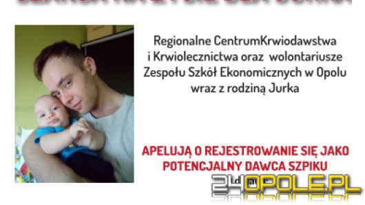 29-letni Jurek z Opola walczy z ostra białaczką szpikową. Poszukiwany bliźniak genetyczny