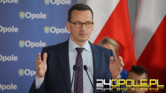 Premier Mateusz Morawiecki wizytował w Opolu w ramach akcji "Polska jest jedna"