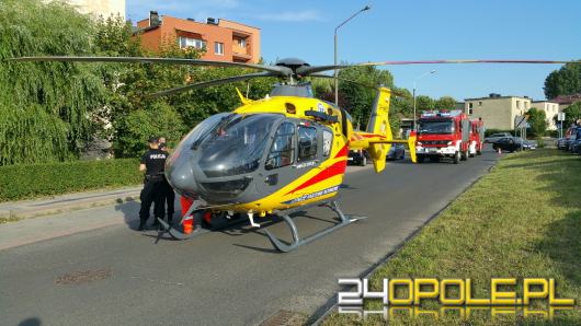 Śmigłowiec LPR lądował na osiedlu Malinka