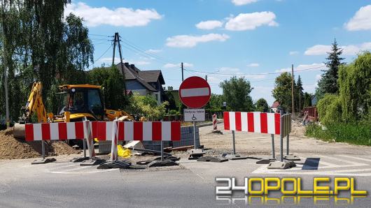 Rozpoczął się remont ulicy w Opolu - Żerkowicach. Droga będzie zamknięta do końca wakacji