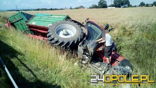 Uważajmy na maszyny rolnicze na drogach