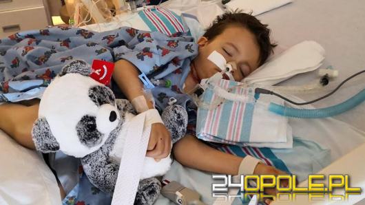 Karol Stadnik, mały wojownik z Opola regeneruje się po pierwszej operacji w USA