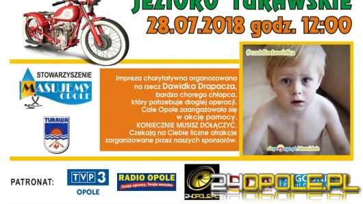 Pokazy, aukcje i charytatywne pikniki dla 2,5 letniego Dawidka Drapacza z Opola