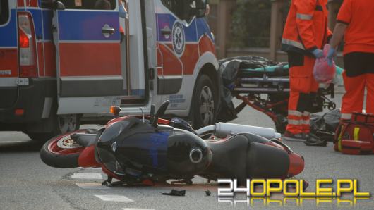 Tragiczny wypadek motocyklisty w Dąbrowie