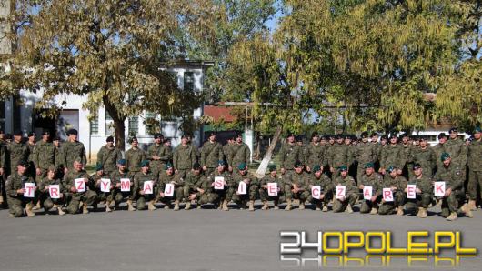 Żołnierze z 10 Brygady Logistycznej w Opolu walczą wspólnie o zdrowie kolegi