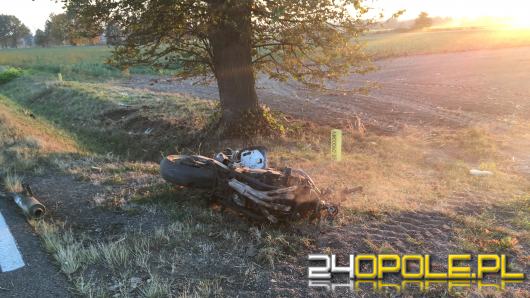 Tragiczny wypadek motocyklisty w zderzeniu z ciężarówką