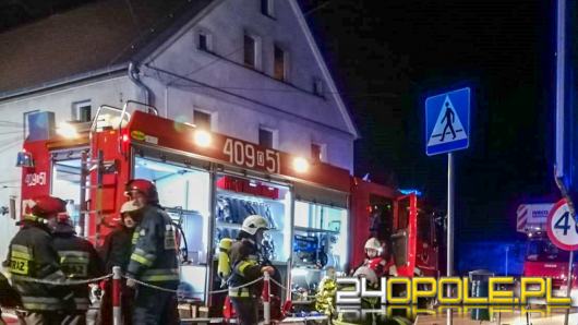 Pożar w Lewinie Brzeskim. Paliła się szafa z ubraniami