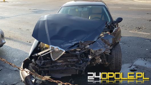 Kolizja na skrzyżowaniu 1 Maja i Plebiscytowej