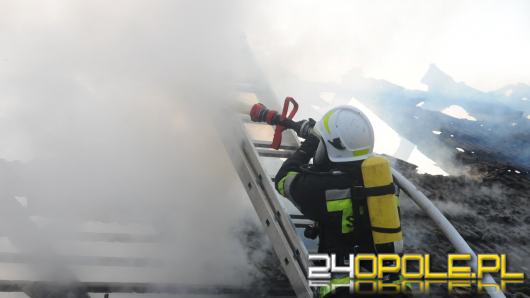 5 zastępów straży zadysponowano do pożaru budynku w Biadaczu