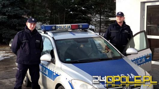 Policjanci ruszyli z pomocą bez wahania 