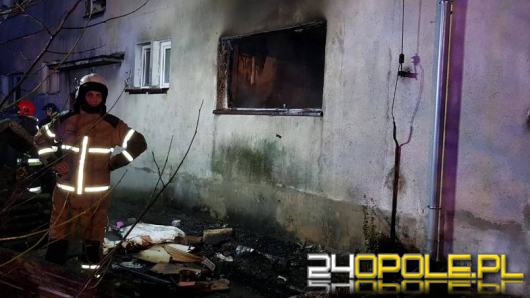 Wybuch butli z gazem w Gierałcicach. Interweniowało 11 zastępów straży