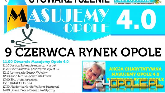 W najbliższą niedziele odbędzie się akcja charytatywna "Masujemy Opole" 