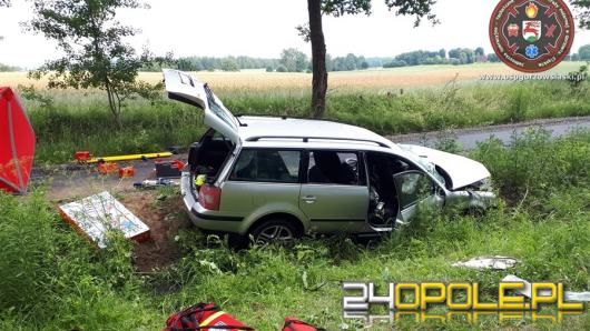 Tragiczny wypadek na trasie Kozłowice - Boroszów. Nie żyje 43-letnia kobieta