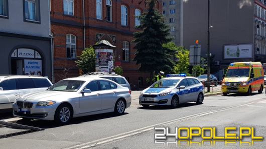 Zderzenie osobówek na Wrocławskiej w Opolu