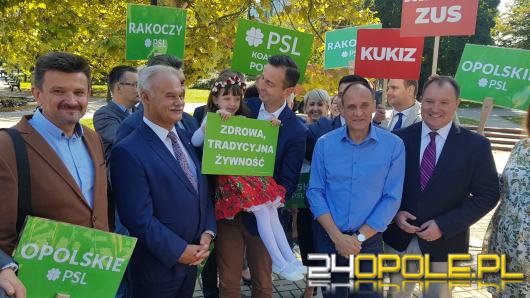 Paweł Kukiz i Władysław Kosiniak-Kamysz zainaugurowali kampanię w Opolu