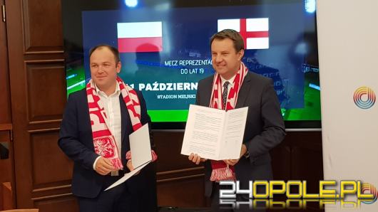 Reprezentacje U-19 Anglii i Polski zagrają na stadionie przy Oleskiej
