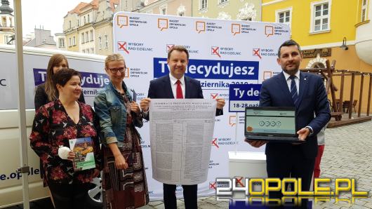 Można już zgłaszać kandydatów do rad dzielnic