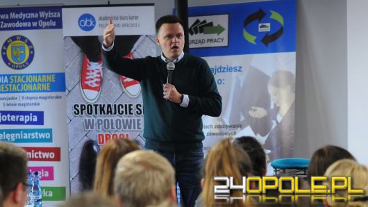 Szymon Hołownia gościem spotkania podsumowującego Ogólnopolski Tydzień Kariery w Opolu