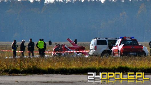 Wypadek w Kamieniu Śląskim. Awionetka runęła na ziemię 