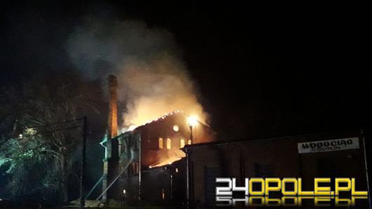Plaga pożarów na Opolszczyźnie. Pożar w budynku przy stacji w Gogolinie