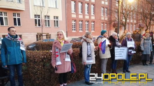  Opolanie protestowali w obronie sędziów