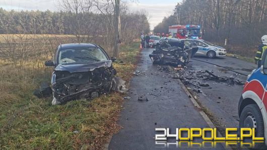 Groźny wypadek w Bierawie. Wśród czterech poszkodowanych jest dziecko