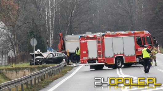 Zablokowana Krajowa 46 w miejscowości Dąbrowa. Są ofiary śmiertelne