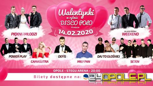 14 lutego odbędzie się kolejna edycja Walentynek w rytmie Disco Polo 