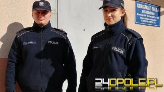Położył się na torach, w ostatniej chwili ściągnęli go policjanci