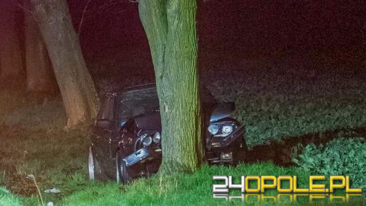 Kierowca BMW wjechał w drzewo. Groźne zdarzenie koło Grodkowa