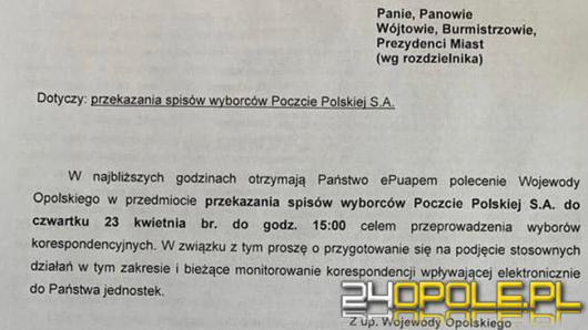 Prezydent Opola nie przekaże danych Opolan Poczcie Polskiej