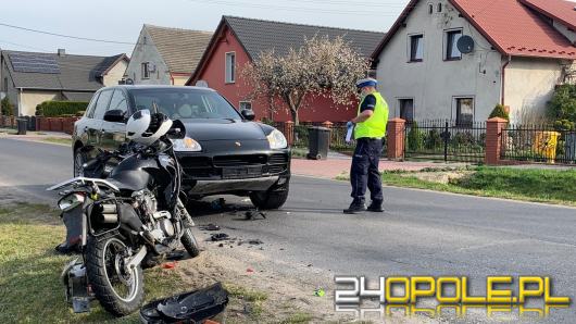Rośnie liczba wypadków z udziałem motocyklistów. Niebezpieczne zdarzenie pod Brzegiem