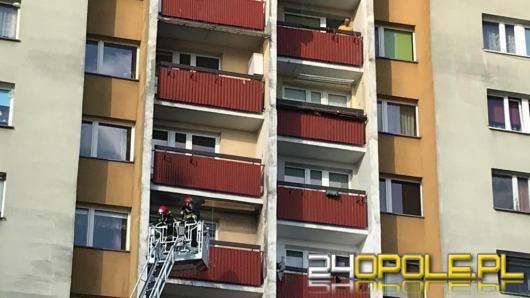 Pożar mieszkania na ulicy Rybackiej w Opolu
