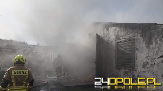 Strażacy gasili kurnik w Chrząstowicach