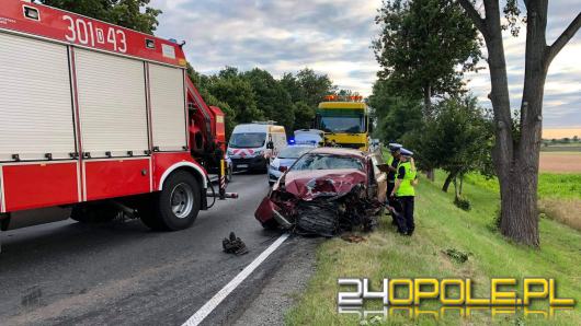 Wypadek na trasie Opole - Zawada. Zderzyły się 3 pojazdy