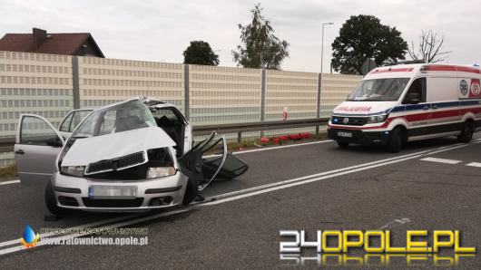 Wypadek w powiecie oleskim. 51-letnia kobieta zmarła w szpitalu