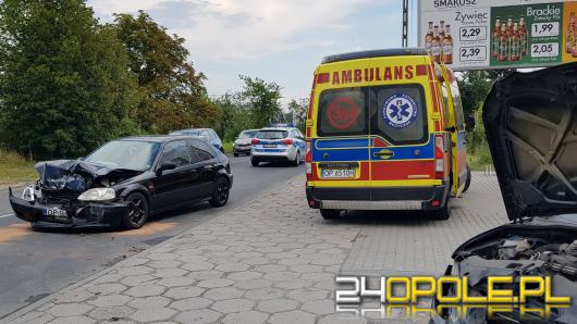 Zderzenie pojazdów na Księdza Jerzego Popiełuszki w Opolu