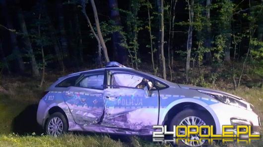 53-latek wjechał w radiowóz, "wydmuchał" prawie 2,5 promila