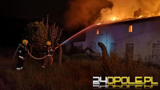 Pożar budynku przy ul Konopnickiej w Gogolinie