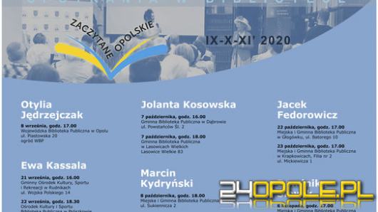 Spotkanie z Otylią Jędrzejczak zainauguruje cykl "Zaczytane opolskie"