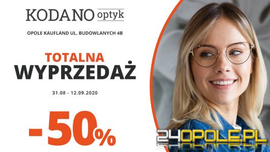 Totalna wyprzedaż w KODANO Optyk. Wszystkie okulary 50% taniej!