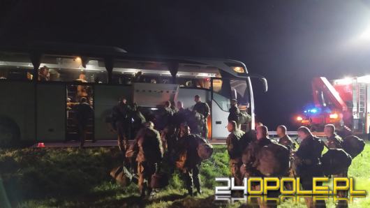 Wypadek autokaru z żołnierzami na brzeskim odcinku A4